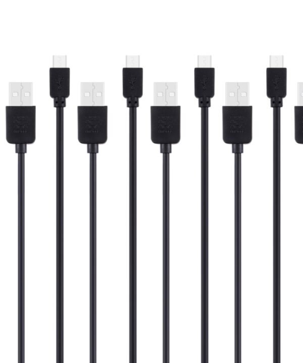 5 PCS HAWEEL 1m High Speed Micro USB to USB Data Sync Charging Cable Kits, For Samsung, Huawei, Xiaomi, LG, HTC and other Smartphones