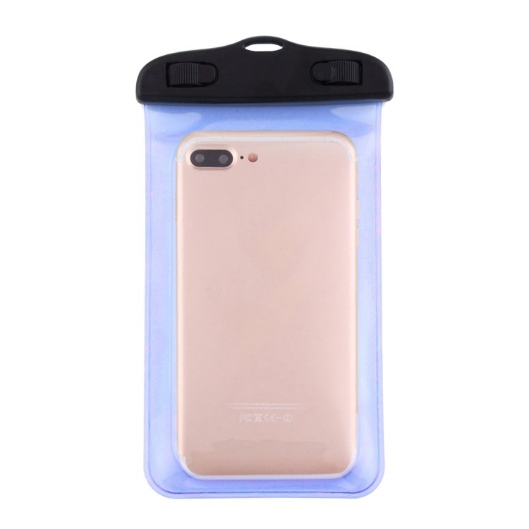 HAWEEL Transparent Universal Waterproof Bag with Lanyard for iPhone, Galaxy, Huawei, Xiaomi, LG, HTC and Other Smart Phones(Blue) - Image 3