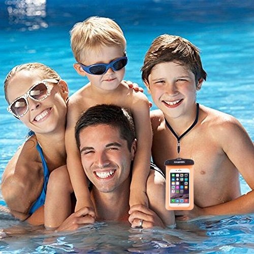 HAWEEL Transparent Universal Waterproof Bag with Lanyard for iPhone, Galaxy, Huawei, Xiaomi, LG, HTC and Other Smart Phones(Blue) - Image 9