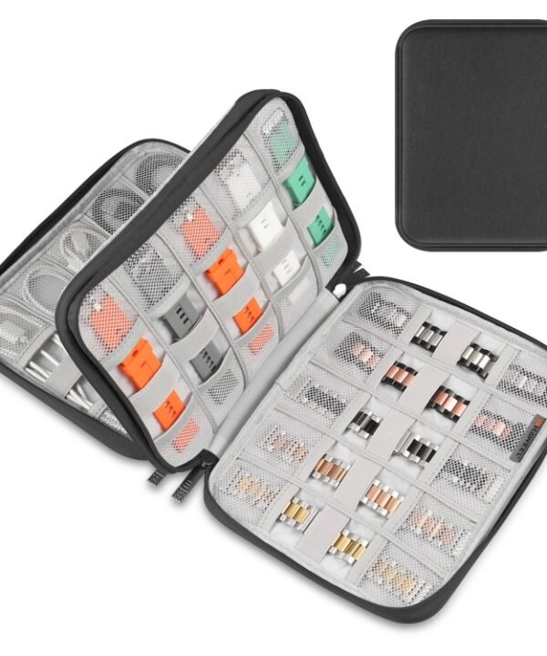 HAWEEL Watch Band Organizer Box Earphones / U Disk / Digital Cable Storage Case, Watch Band Organizer, Size: L