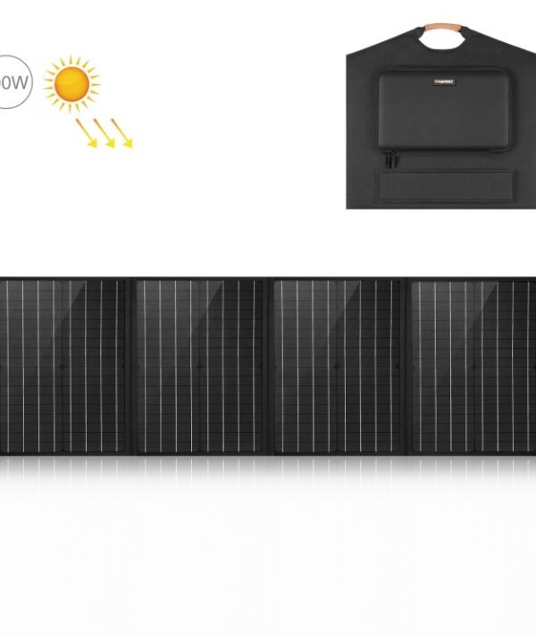 HAWEEL 100W Foldable Solar Panel Charger Travel Folding Bag, 100W