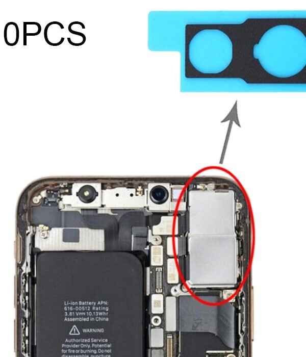 10 PCS Back Camera Dustproof Sponge Foam Pads for iPhone 11