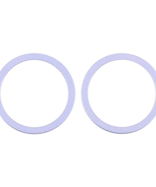 2 PCS Rear Camera Glass Lens Metal Protector Hoop Ring for iPhone 12, For iPhone 12
