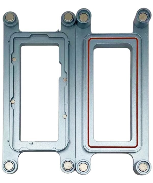 LCD Screen Display Glass Bezel Frame Glue Press Laminating Holder For iPhone 12 / 12 Pro