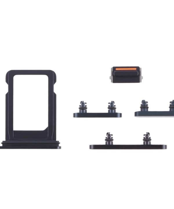 SIM Card Tray + Side Keys for iPhone 13 Mini(Midnight), For iPhone 13 Mini