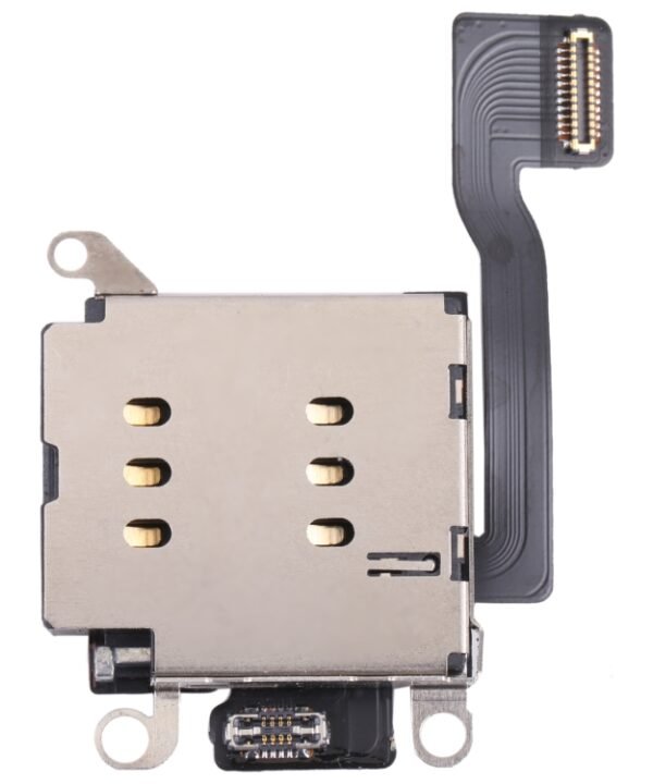 Double SIM Card Reader Socket with Flex Cable for iPhone 13