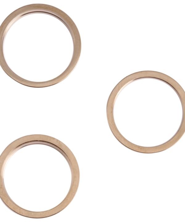3 PCS Rear Camera Glass Lens Metal Outside Protector Hoop Ring for iPhone 13 Pro Max, For iPhone 13 Pro Max