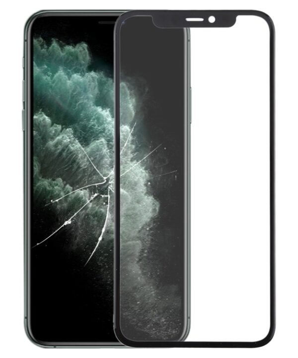 Front Screen Outer Glass Lens + OCA Optically Clear Adhesive for iPhone 11 Pro, For iPhone 11 Pro (with OCA)