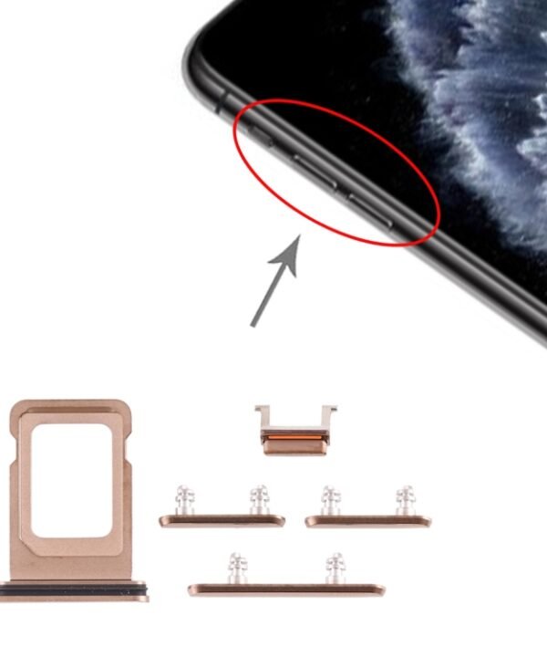SIM Card Tray + SIM Card Tray + Side Key for iPhone 11 Pro Max / 11 Pro, For iPhone 11 Pro Max(double card), For iPhone 11 Pro Max(Single card)