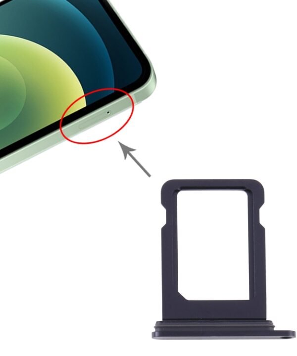 SIM Card Tray for iPhone 12 Mini, For iPhone 12 Mini (Single)