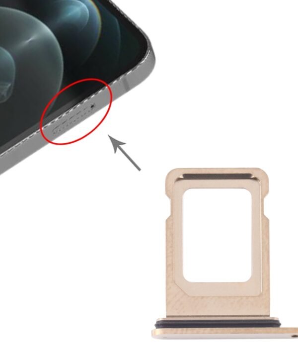 SIM Card Tray for iPhone 12 Pro Max, For iPhone 12 Pro Max (Single)