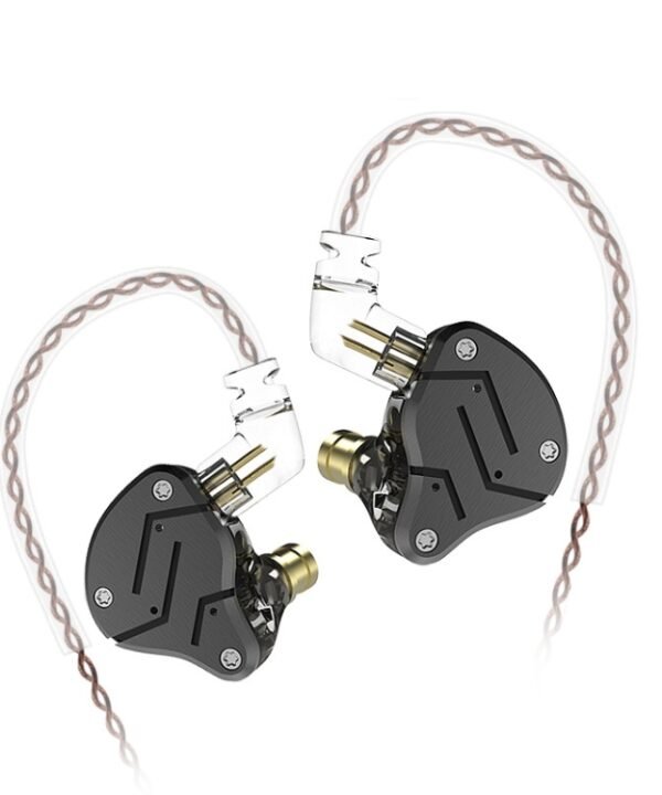 KZ ZSN Circle Iron Moving Iron Quad-core Wired Control In-ear Mega Bass HiFi Earphone without Microphone