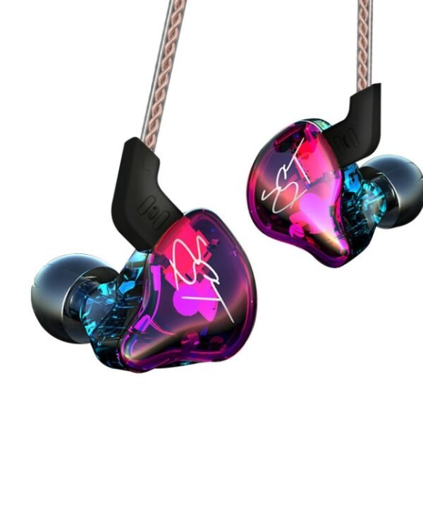 KZ ZST Circle Iron In-ear Mega Bass MP3 Dual Unit Earphone without Microphone