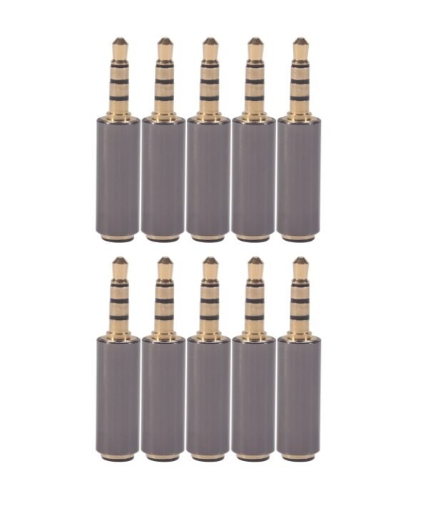10 PCS CTIA and OMTP Earphone Microphone Universal System Conversion Plug