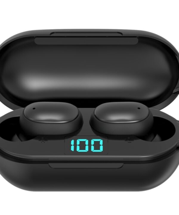 H6 TWS Bluetooth 5.0 Wireless Bluetooth Earphone with Digital Display & Charging Box, Support for Siri & HD Calls