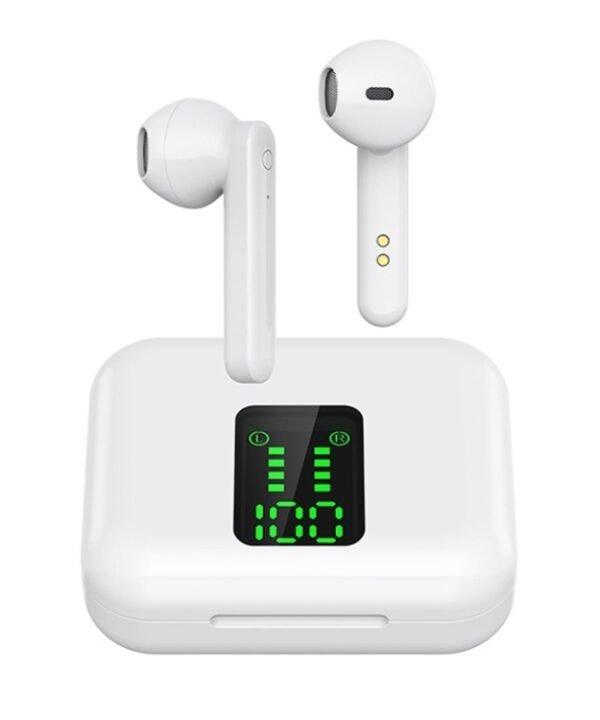 P100pro TWS Bluetooth 5.0 Touch Wireless Bluetooth Earphone with Charging Box & LED Smart Digital Display, Support Siri & Call