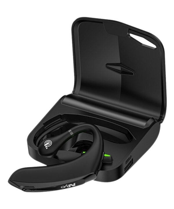 DS800 Bluetooth 5.0 Universal Hanging Ear Style Business Sports Wireless Bluetooth Earphone with Charging Box, Charging Box Version (Black), Charging Box Version (Red)