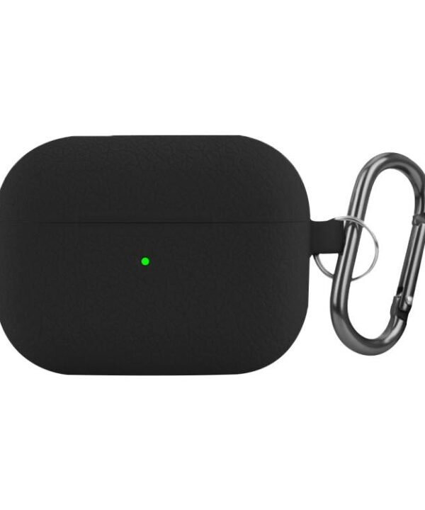 For AirPods Pro Litchi Texture Silicone Wireless Earphone Protective Case