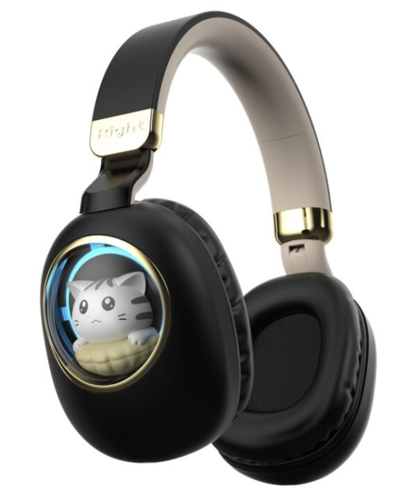 B4 RGB Cartoon Stereo Headset Wireless Bluetooth Headphones, Purple, Blue, Pink, Black