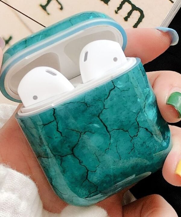 Seaweed Pattern Shockproof TPU Protective Case for Apple AirPods 1/2