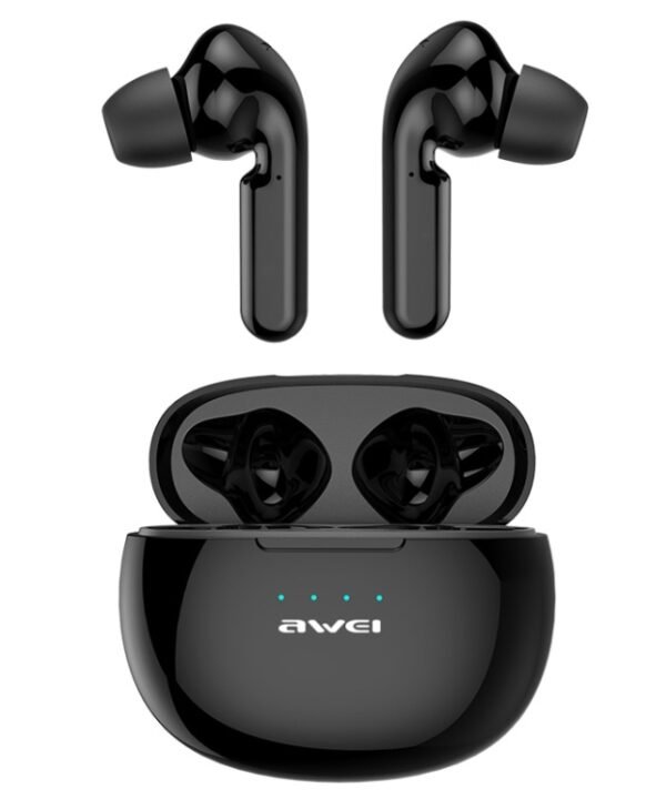 awei T15 TWS Bluetooth V5.0 Ture Wireless Sports Headset with Charging Case, T15