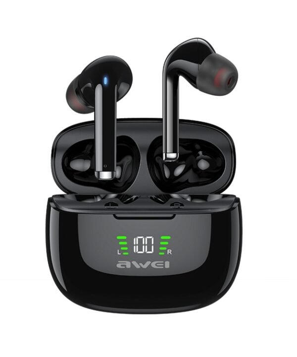 awei TA8 Bluetooth 5.2 ANC Active Noise Reduction Wireless Bluetooth Earphone, TA8