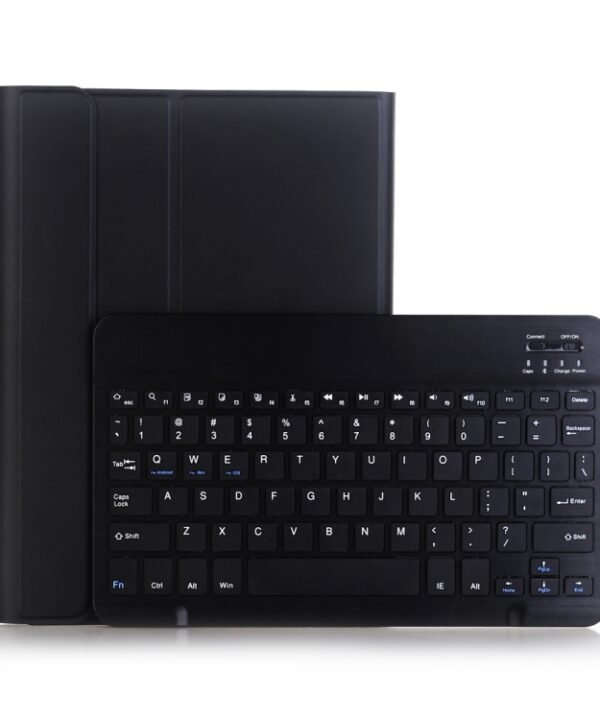 A09 Bluetooth 3.0 Ultra-thin ABS Detachable Bluetooth Keyboard Leather Tablet Case for iPad Air / Pro 10.5 inch (2019), with Holder