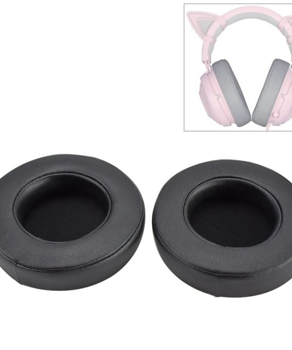 2 PCS For Razer Kraken 7.1 V2 Pro Headphone Cushion Sponge Gel Cover Earmuffs Replacement Earpads