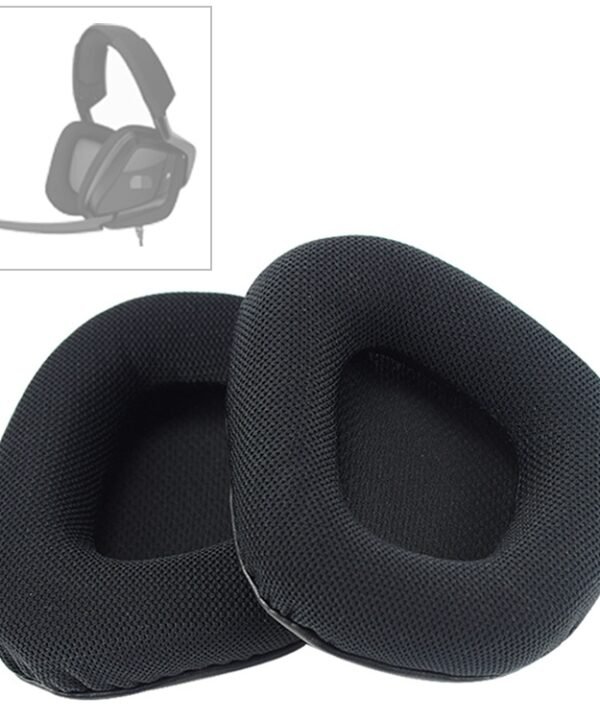 2 Pairs For Corsair Void RGB Pro Headphone Cushion Mesh Cloth Cover Earmuffs Replacement Earpads