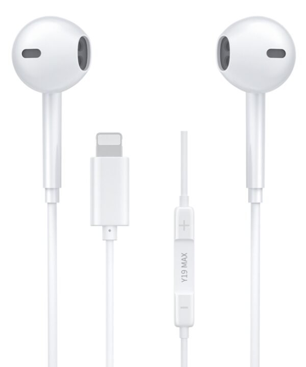 WK Y19 MAX iDeal Series 8 Pin In-Ear HIFI Stereo Wired Earphone, Length: 1.2m