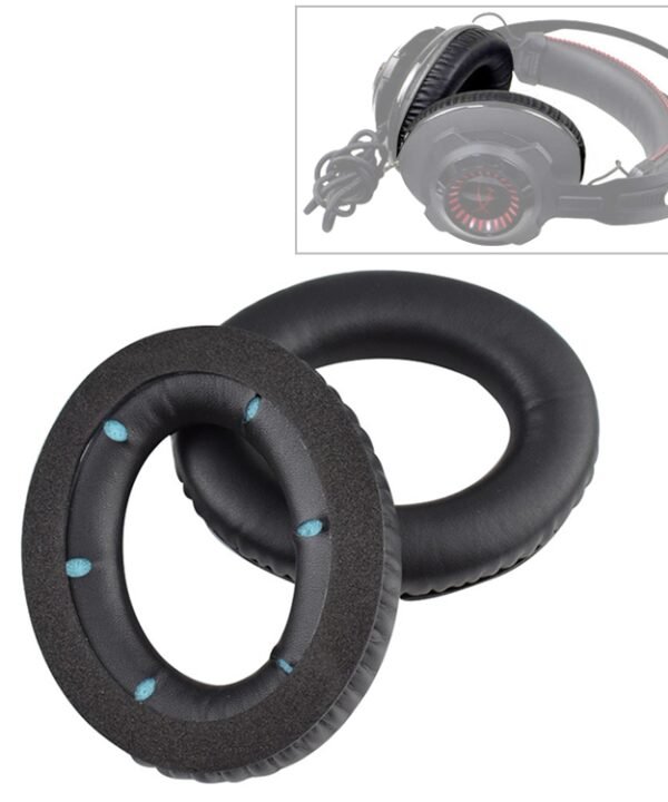 2 PCS For Kingston Hyper X Cloud Revolver S Soft Sponge Earphone Protective Cover Earmuffs