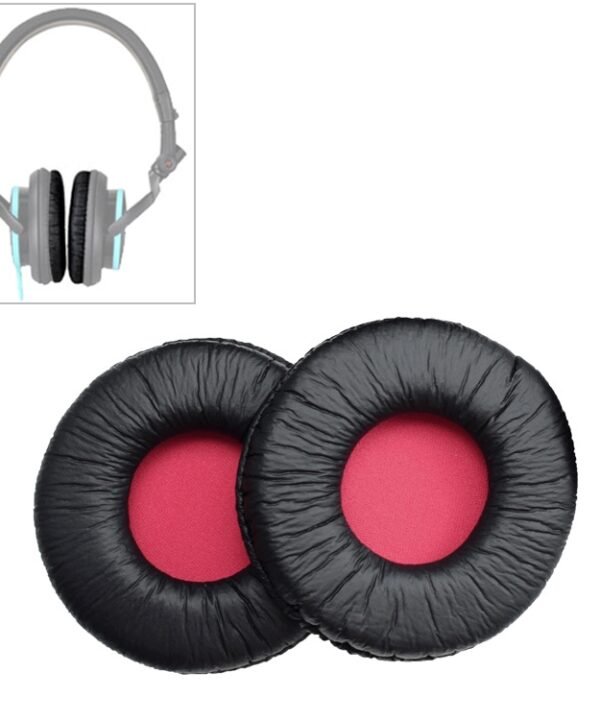 2 PCS For SONY MDR-V55 Earphone Cushion Leather Cover Earmuffs Replacement Earpads