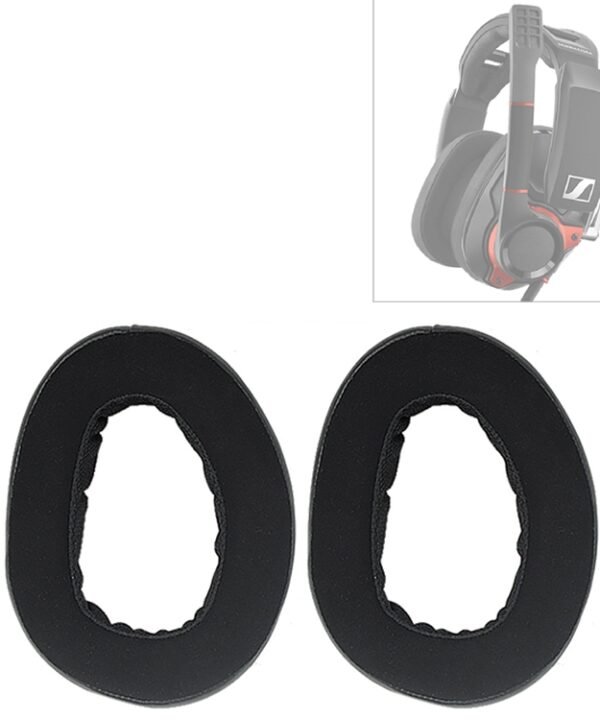 2 PCS For Sennheiser GSP 600 Headphone Cushion Sponge Cover Earmuffs Replacement Earpads