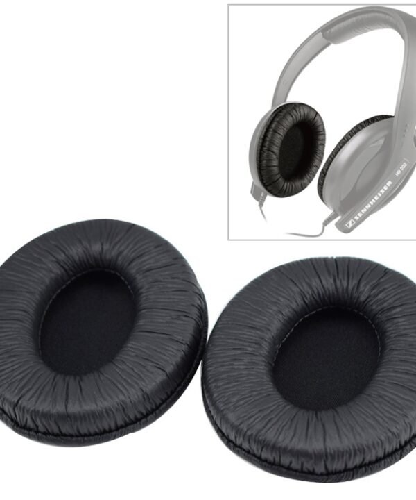 2 PCS For Sennheiser HD202 / HD212 / HD437 / HD447 / HD457 / HD497 Headphone Cushion Sponge Cover Earmuffs Replacement Earpads