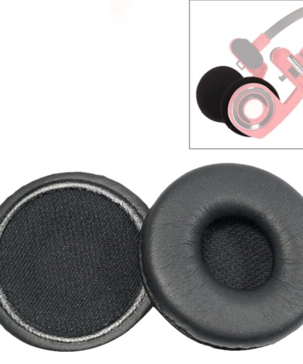 2 PCS For KOSS PP / SP Voltage Version Protein Leather Cover Headphone Protective Cover Earmuffs