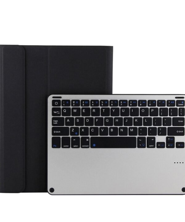 3018 Detachable Bluetooth 3.0 Aluminum Alloy Keyboard + Imitation Cloth Texture Leather Tablet Case for iPad Air / Air 2 / iPad Pro 9.7 inch, with Sleep / Water Repellent Function, 3018