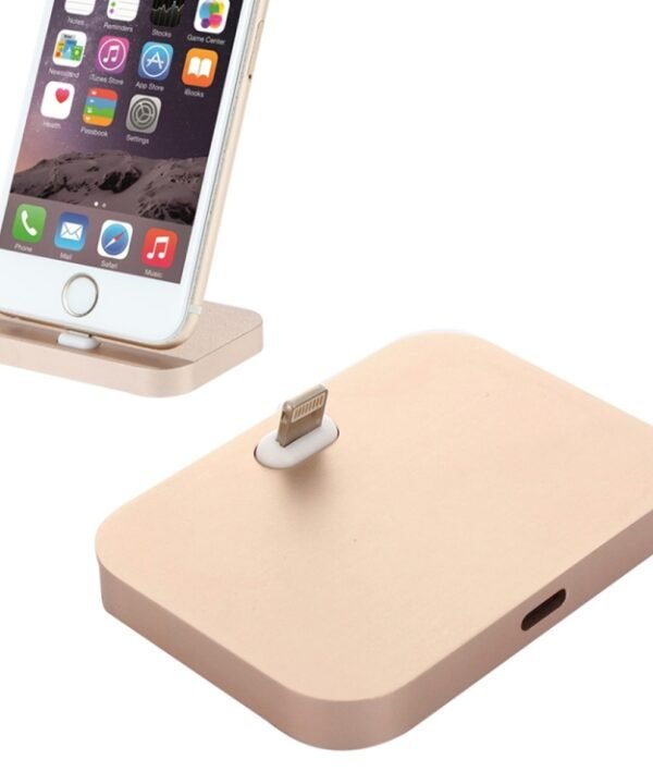 8 Pin Stouch Aluminum Desktop Station Dock Charger for iPhone