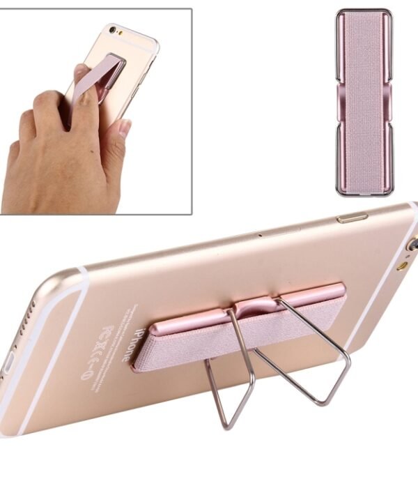 2 in 1 Adjustable Universal Mini Adhesive Holder Stand + Slim Finger Grip, Size: 7.3 x 2.2 x 0.3 cm