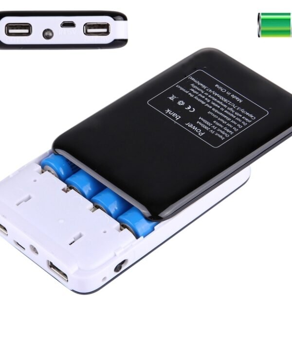For iPhone, iPad, Samsung, LG, Sony Ericsson, MP4, PSP, Camera, Batteries Not Included(Random Color Delivery), For 4 x 18650 Batteries