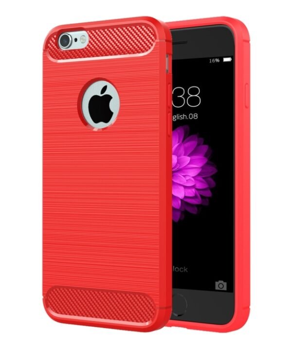 For iPhone 6 & 6s Brushed Texture Fiber TPU Rugged Armor Protective Case, For iPhone 6 & 6s, For 6 & 6s