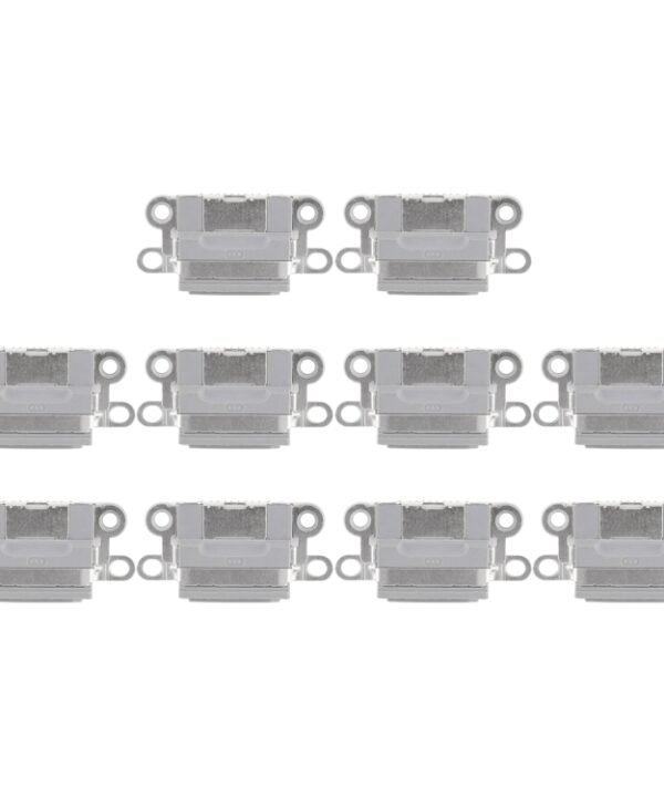 10 PCS Charging Port Connector for iPhone 6 / 6S, For iPhone 6 / 6S, For iPhone 6 / 6S (Light Grey)