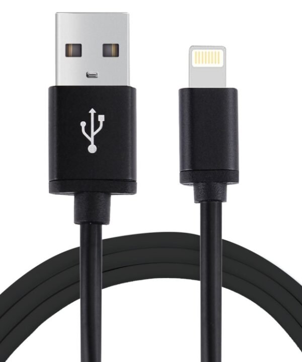 1m 3A 8 Pin to USB Data Sync Charging Cable for iPhone, iPad, Diameter: 4 cm