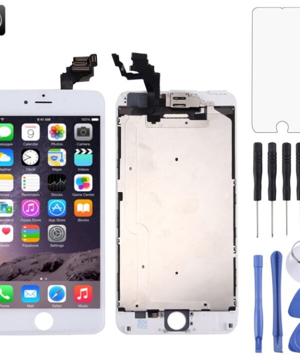 LCD Screen with Front Camera for iPhone 6 Plus, 4 in 1 for i6 Plus White, 4 in 1 for i6 Plus Black