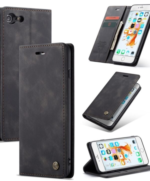 CaseMe-013 Multifunctional Retro Frosted Horizontal Flip Leather Case for iPhone 6 Plus / 6s Plus, with Card Slot & Holder & Wallet, For iPhone 6 Plus / 6s Plus