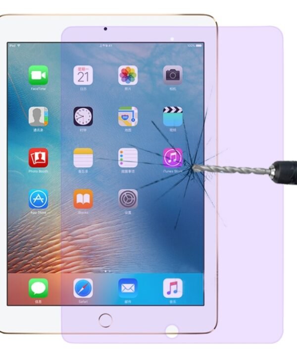 0.33mm 9H 2.5D Anti Blue-ray Explosion-proof Tempered Glass Film for iPad 9.7 (2018)/(2017) & Pro 9.7 & Air 2 & Air