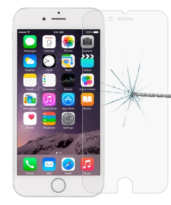2.5D Non-Full Screen Tempered Glass Film For iPhone 8 / 7 / 6 / 6S