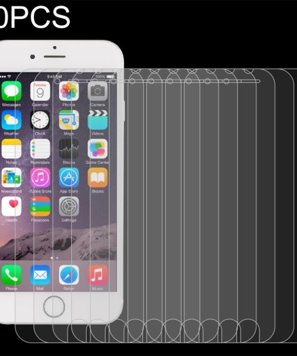 10 PCS for iPhone 8 / 7 0.26mm 9H Surface Hardness 2.5D Explosion-proof Tempered Glass Non-full Screen Film