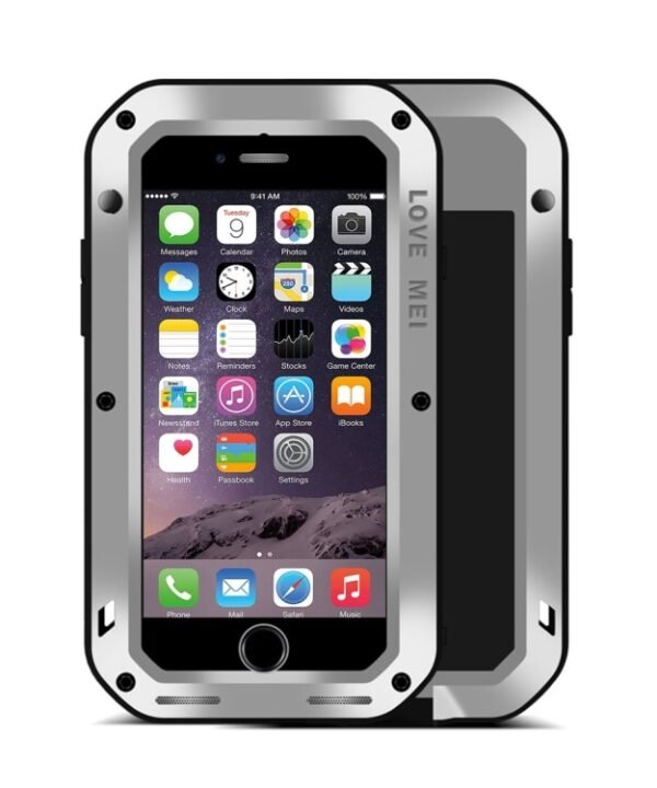 LOVE MEI for  iPhone 7 Professional and Powerful Dustproof Shockproof Anti-slip Metal Protective Case