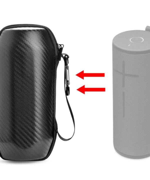 For Logitech UE BOOM3 Outdoor Wireless Bluetooth Speaker Carbon Fiber Protective Bag Storage Box