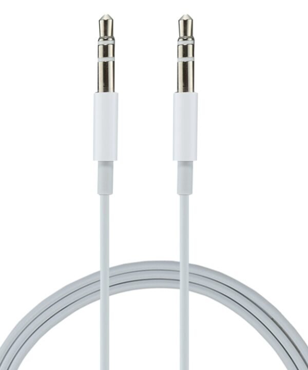 MH024 1m 3.5mm Jack Wire Control Stereo AUX Audio Cable for Computer, CD Player, MP3, Car, Headphone, Phones, Tablets, Speaker